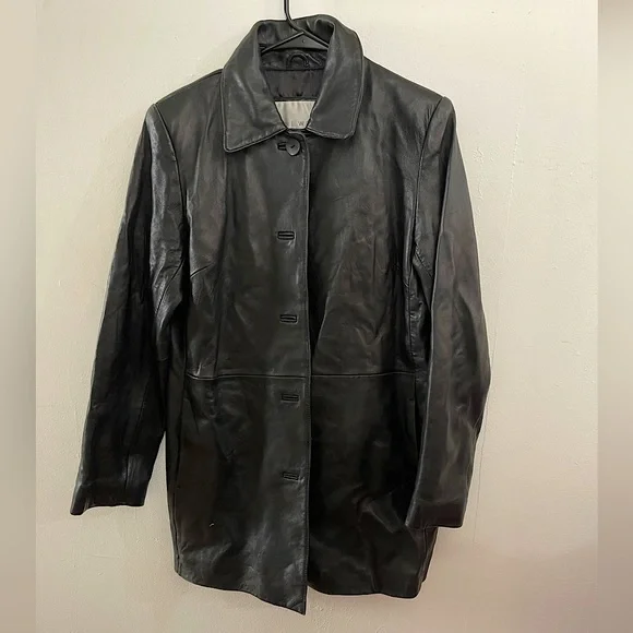 Nine west 90s vintage leather jacket - Picture 1 of 3